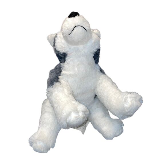 IKEA Plush Dog Siberian Husky Livlig Wolf Puppy Stuffed Animal Nursery Decor 10" - Picture 10 of 12